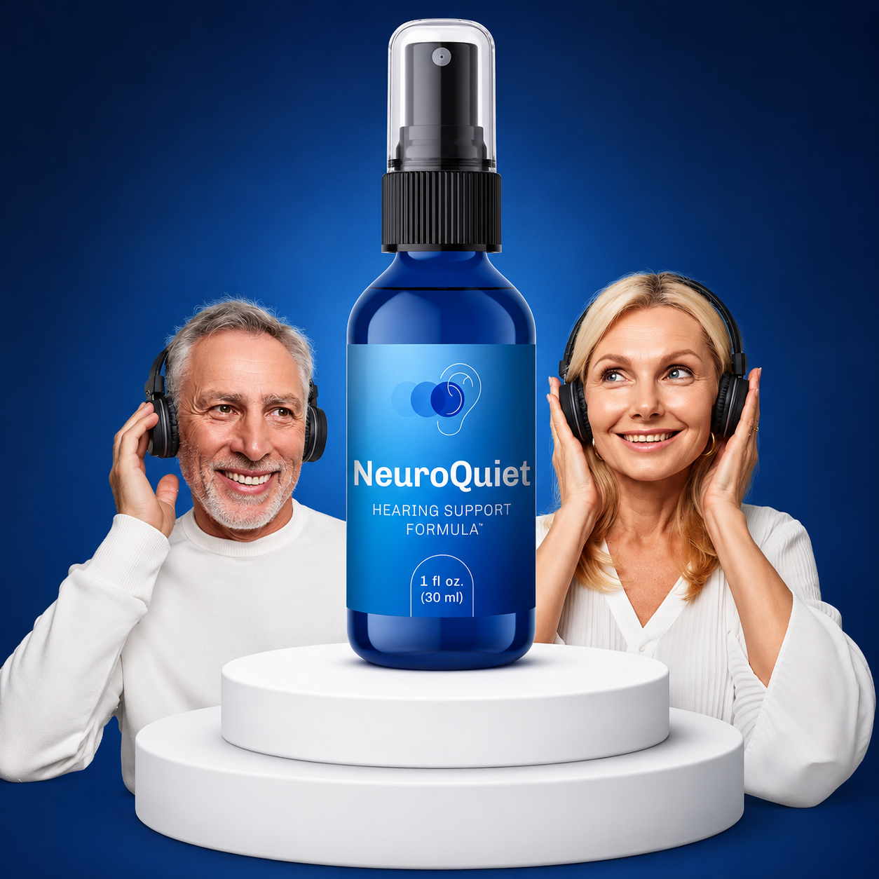 What is NeuroQuiet – natural hearing and cognitive supplement bottle
